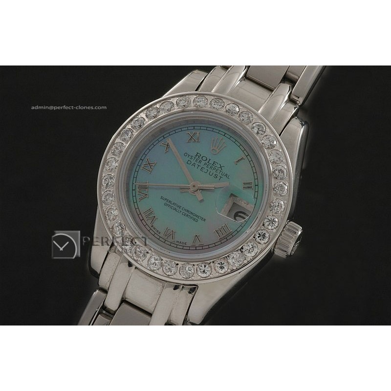 RDJLS10028 SS Masterpiece Light Blue dial Roman Markers Eta2671