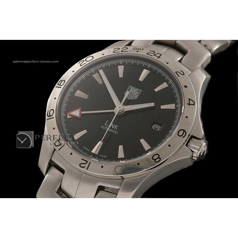 TG10014 Link GMT SS Black Swiss Eta 2836-2