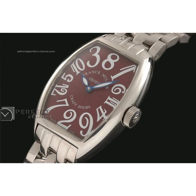 FMCR10002 Curvex Crazy Hour Men SS Red/Maroon