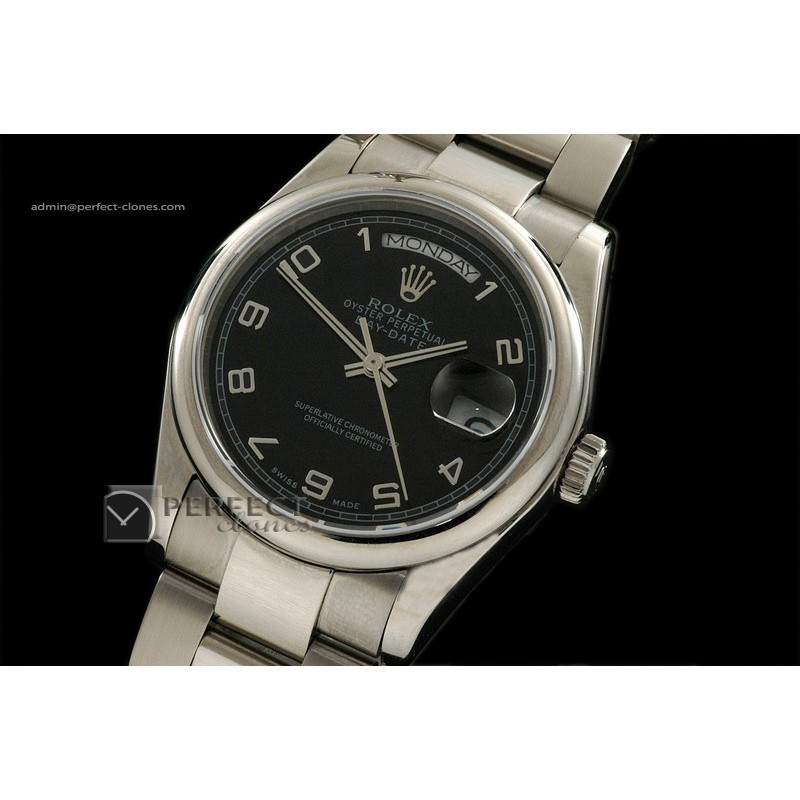 RLDDS1006SS Black Dial Num Marker Oyster Eta 2836-2