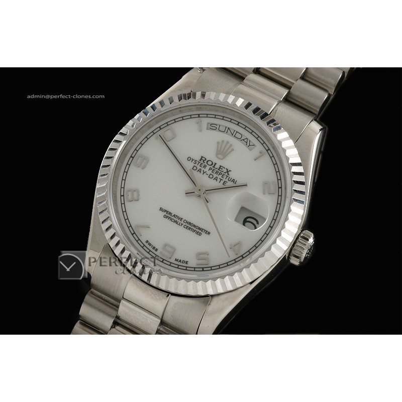RLDDS10063 SS White Dial Numeral Marker Swiss Eta 2836-2
