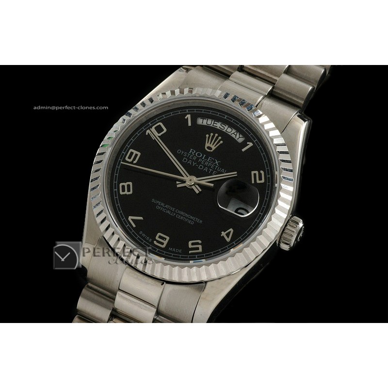 RLDDS10062 SS Black Dial Numeral Marker Swiss Eta 2836-2