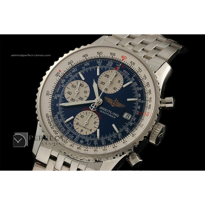 BL1003Navitimer Serie Speciale Blue Dial Working Chronograph