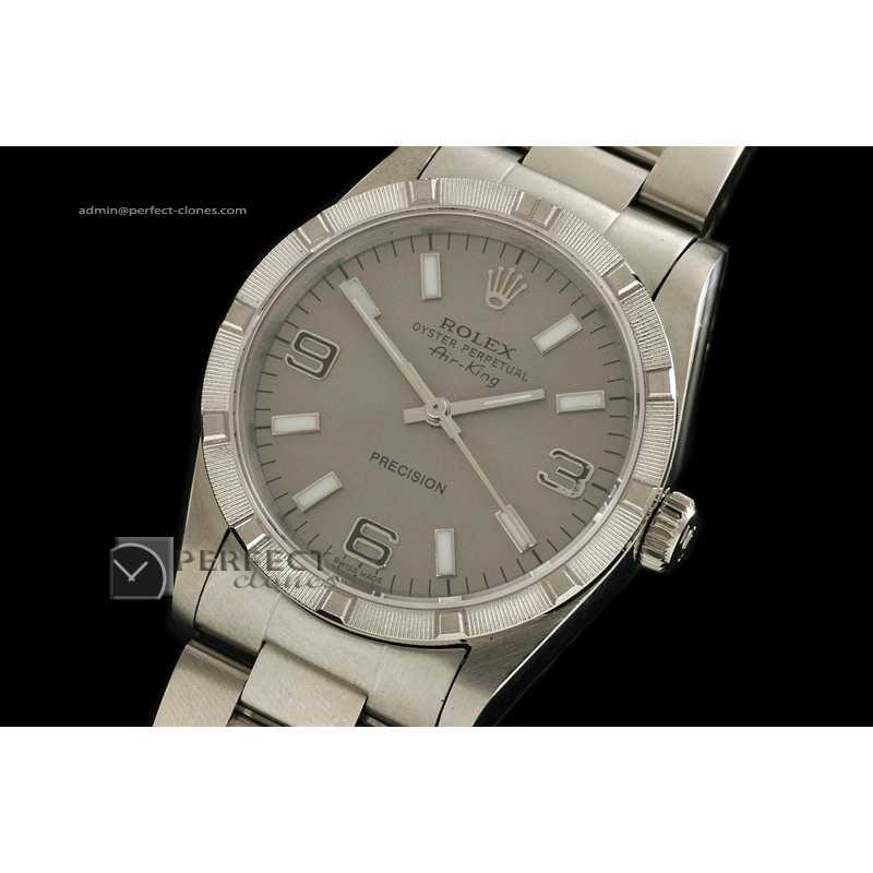 RLAK10012 SS Grey 369 Dial Bark Bezel Stick Marker Eta 2836-2