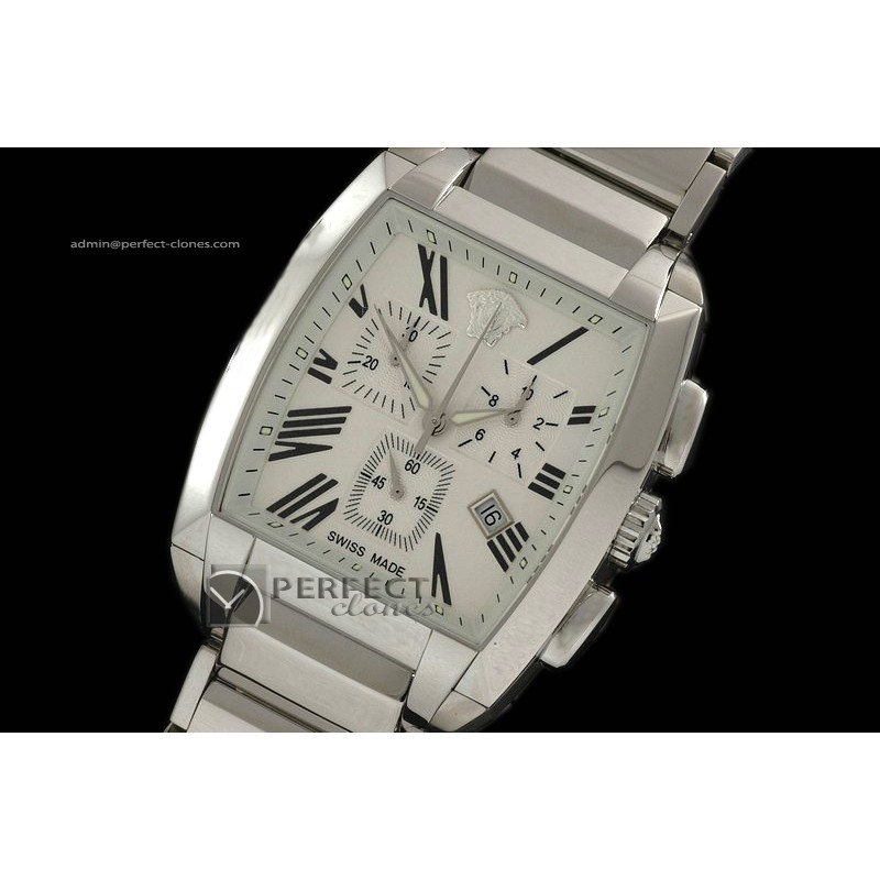 VE10002 2006/7 Character Tonneau Chrono SS White Swiss Quartz