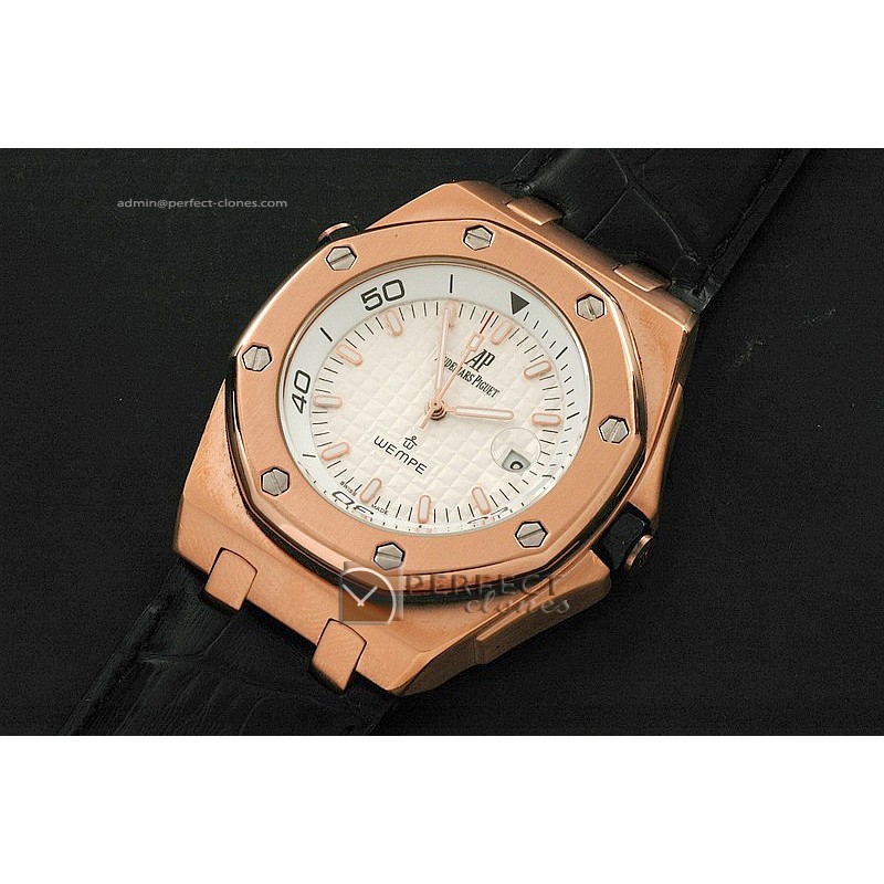 AP10037 Wempe Limited Ed Royal Oak RG White Swiss Eta 2836-2