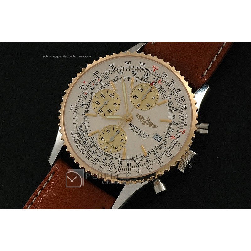BL10046 TT LE Navitimer Serie Speciale White Dial Working Chrono