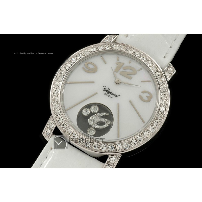 CP10031 Happy Sun V2 Ladies SS Diamonds MOP White Quartz