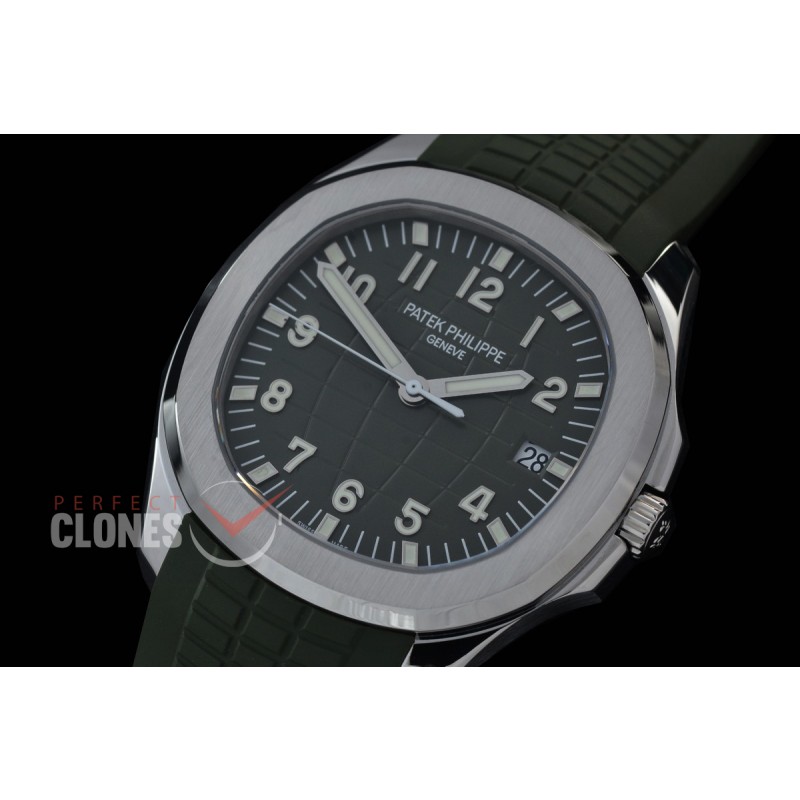 0 0 PPAQ-5167-014 DDF Aquanaut 5167 42mm SS/RU Green Asian Clone Calibre 324SC