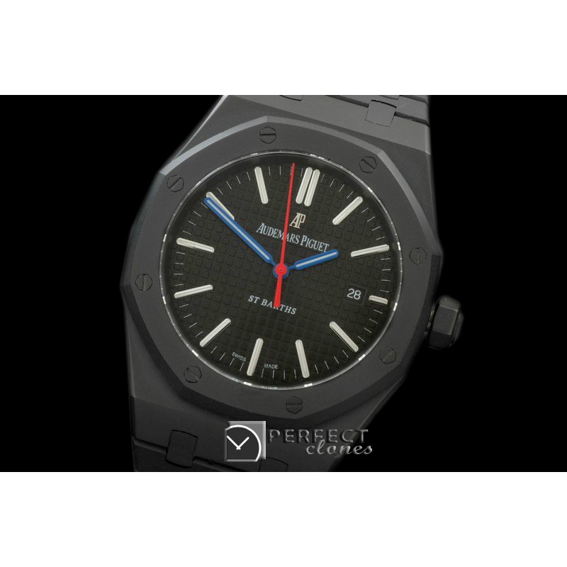 AP00071 Royal Oak 1540St Barth PVD/PVD Black A-2813