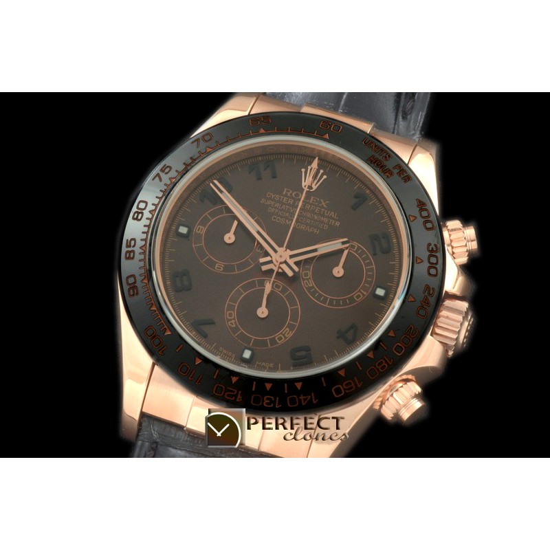 RLDFR00327 Daytona 116515 RG/Cer/LE Brown A-775Sec@