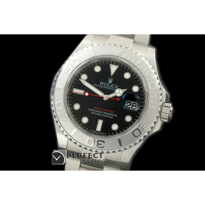 RYMEN00052 NF 2015 Yachtmaster Men SS Black A-2836