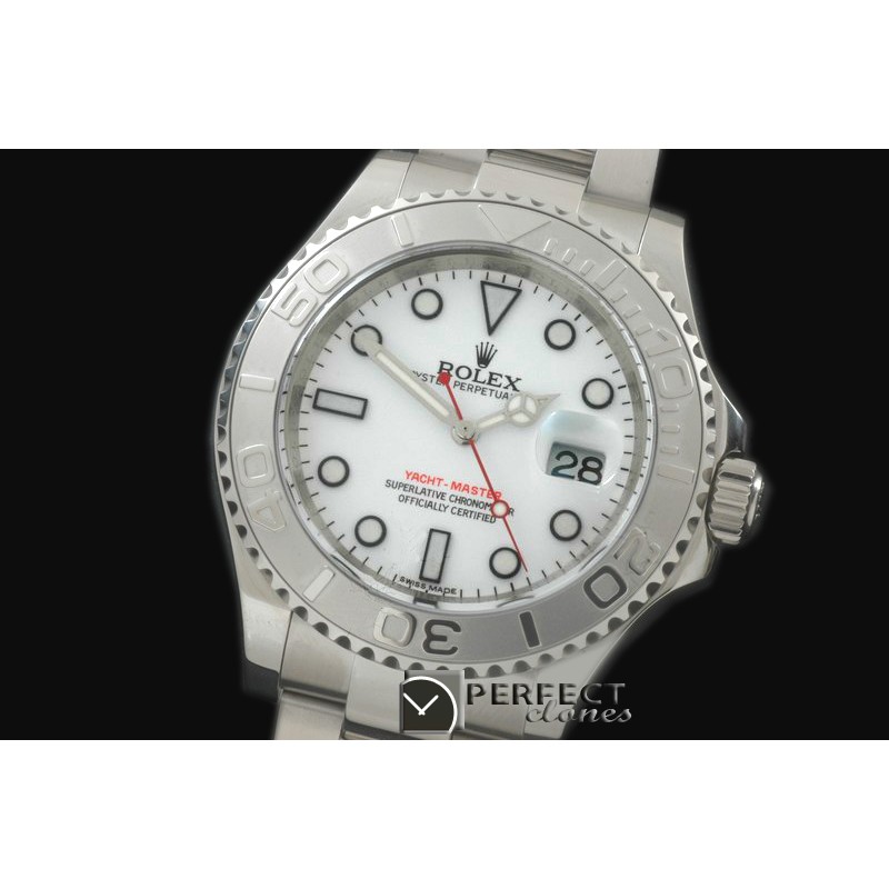 RYMEN00054 NF 2015 Yachtmaster Men SS White A-2836