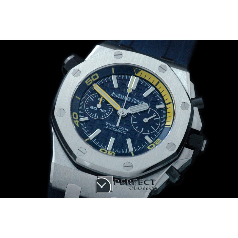 APDC-082 Royal Oak Diver Chrongraph SS/RU Blue Asia 7750/3126