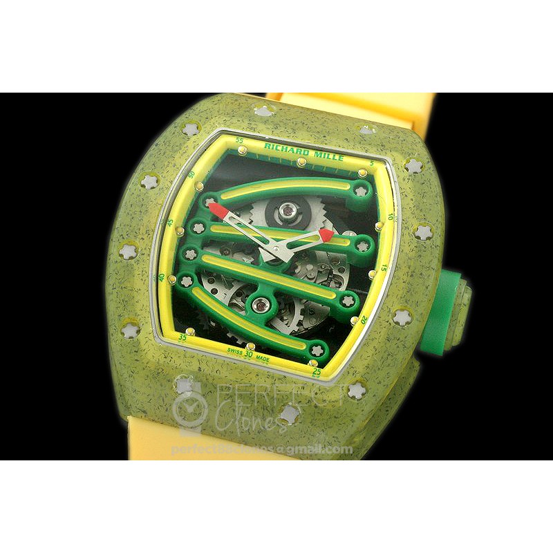 RM059-01-101 Yohan Blake Tourbillon Green FC/RU Asian H/W