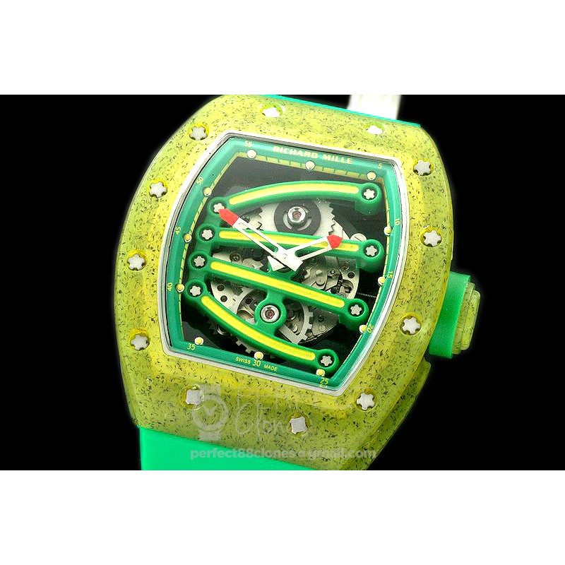 RM059-01-102 Yohan Blake Tourbillon Green FC/RU Asian H/W