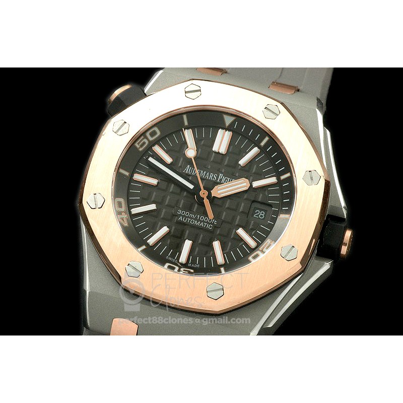 APD-L-116 Royal Oak Diver QE Cup CER/RU Grey A-2813/3120
