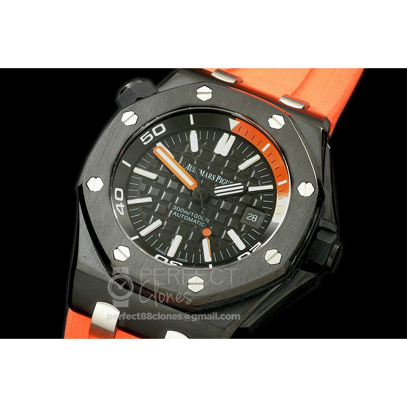 APD-L-112 Royal Oak Diver CER/RU Black A-2813/3120