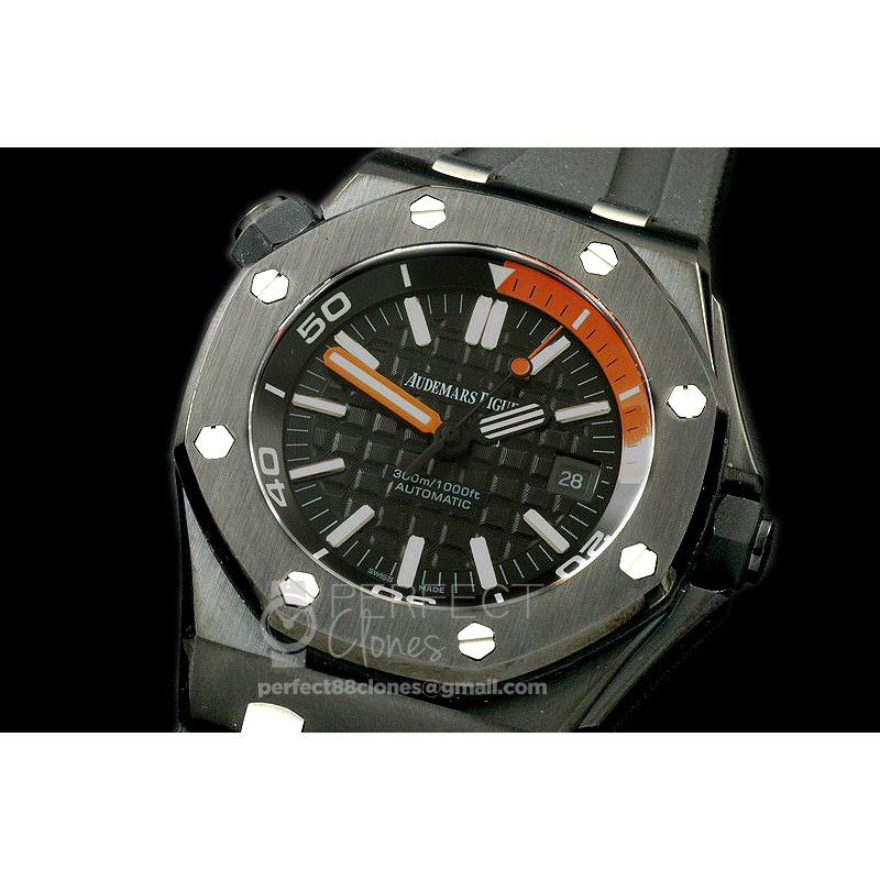 APD-L-111 Royal Oak Diver CER/RU Black A-2813/3120