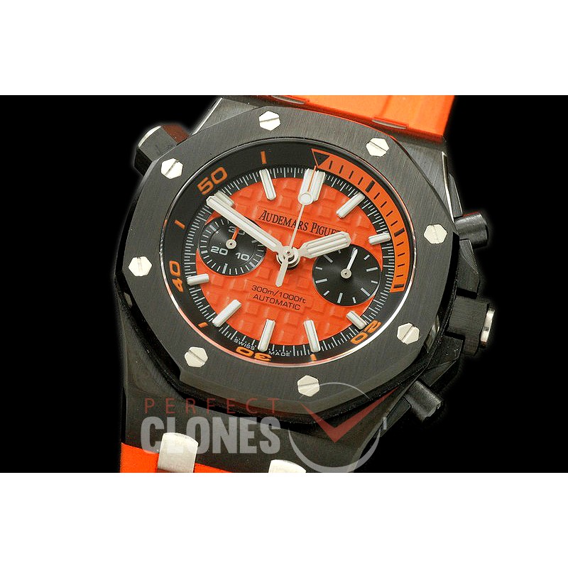 APDC-065 Royal Oak Diver Chrono PVD/RU Orange Asia 7750
