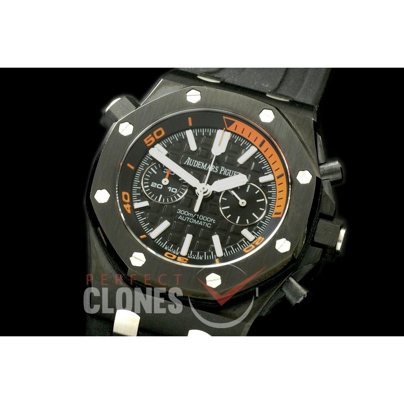 APDC-070 Royal Oak Diver Chrono PVD/RU Black Asia 7750