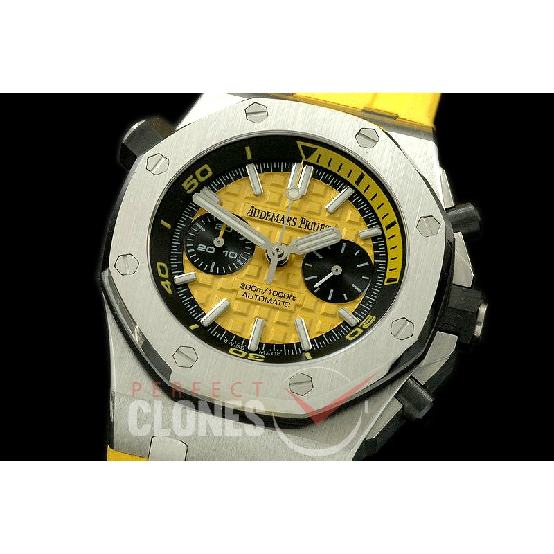 APDC-054 Royal Oak Diver Chrono SS/RU Yellow Asia 7750
