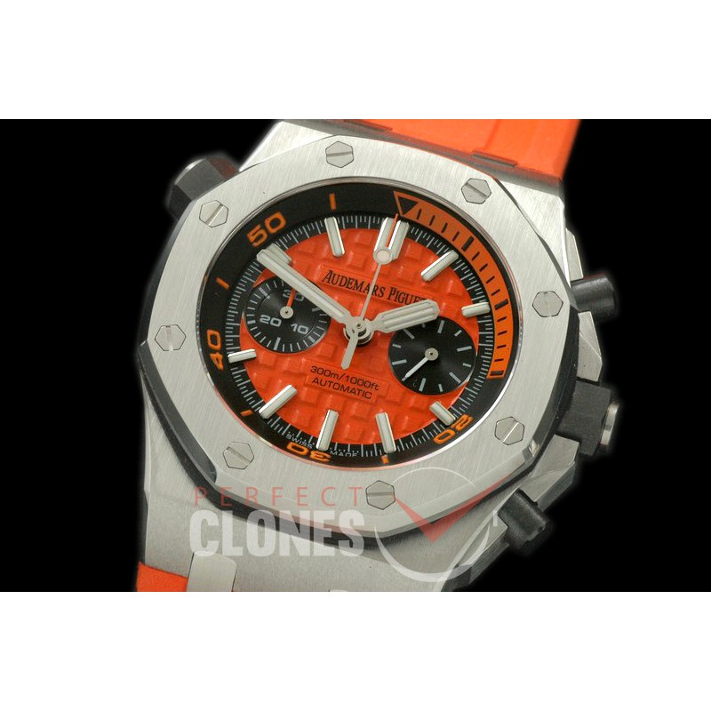 APDC-055 Royal Oak Diver Chrono SS/RU Orange Asia 7750