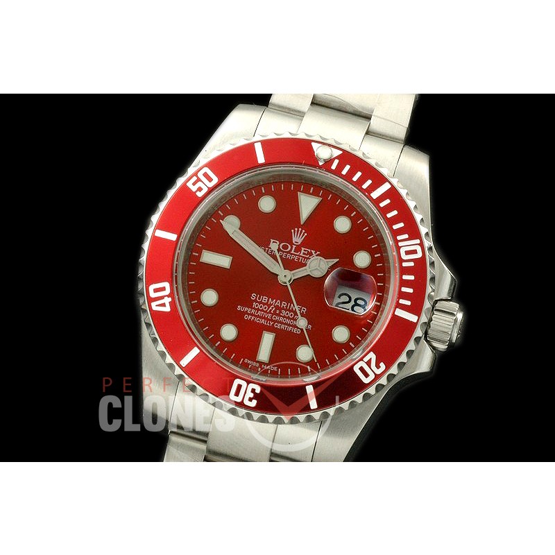 RLS-SP-013 Submariner 116610 Red SS/SS A-2813