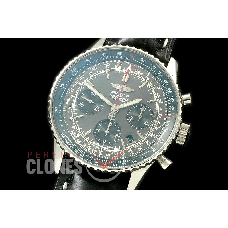 BLN01-098L Navitimer 01 SS/LE Grey Stk Asian 7750 28800