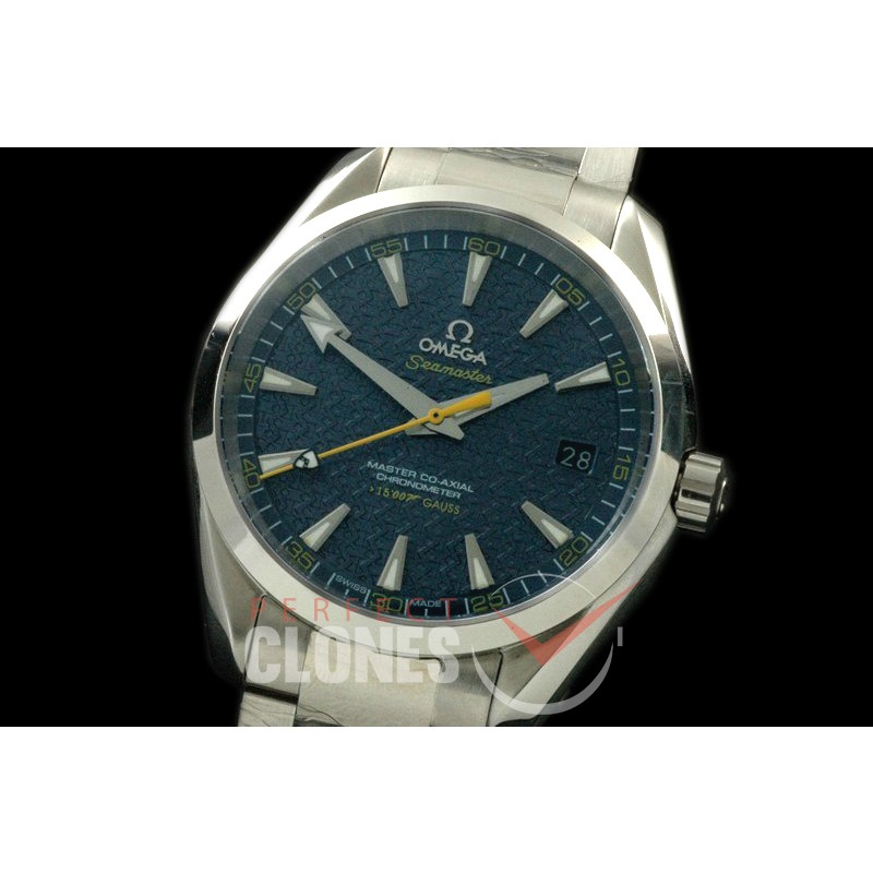 OMAT41-091 Aqua Terra 007 Auto SS/SS Blue A-2836/8507