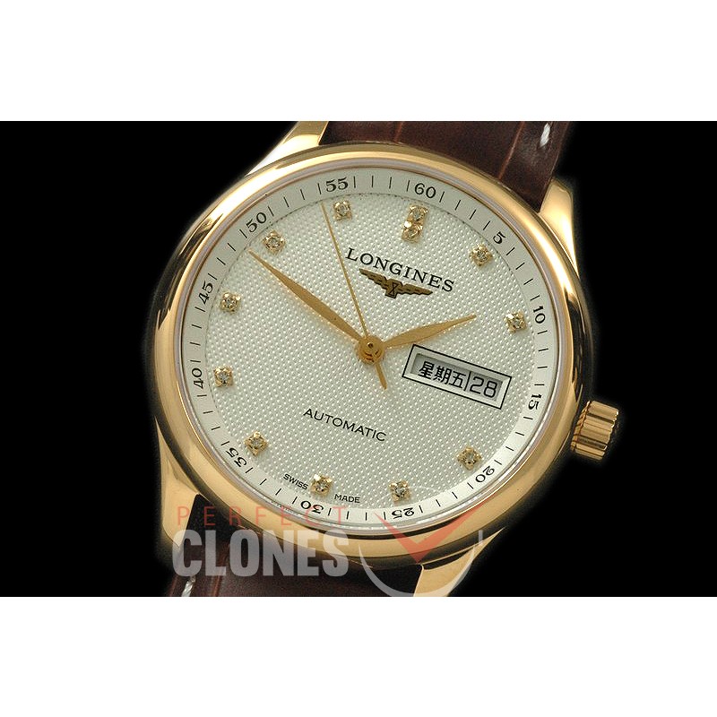 LG00068 Master Automatic Daydate YG/LE Diam A-2836