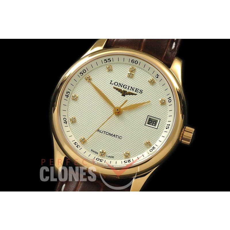 LG00063 Master Automatic YG/LE White Diam A-2836
