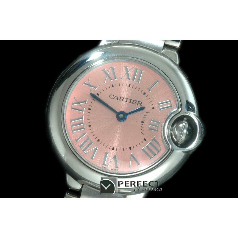 CARBA00115 Ballon Bleu de Cartier Ladies SS Pink Swiss Quart