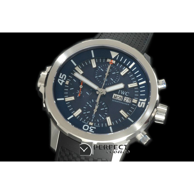 IWAQT20023 2014 Aquatimer Cousteau Diver SS/RU Grey A-7750