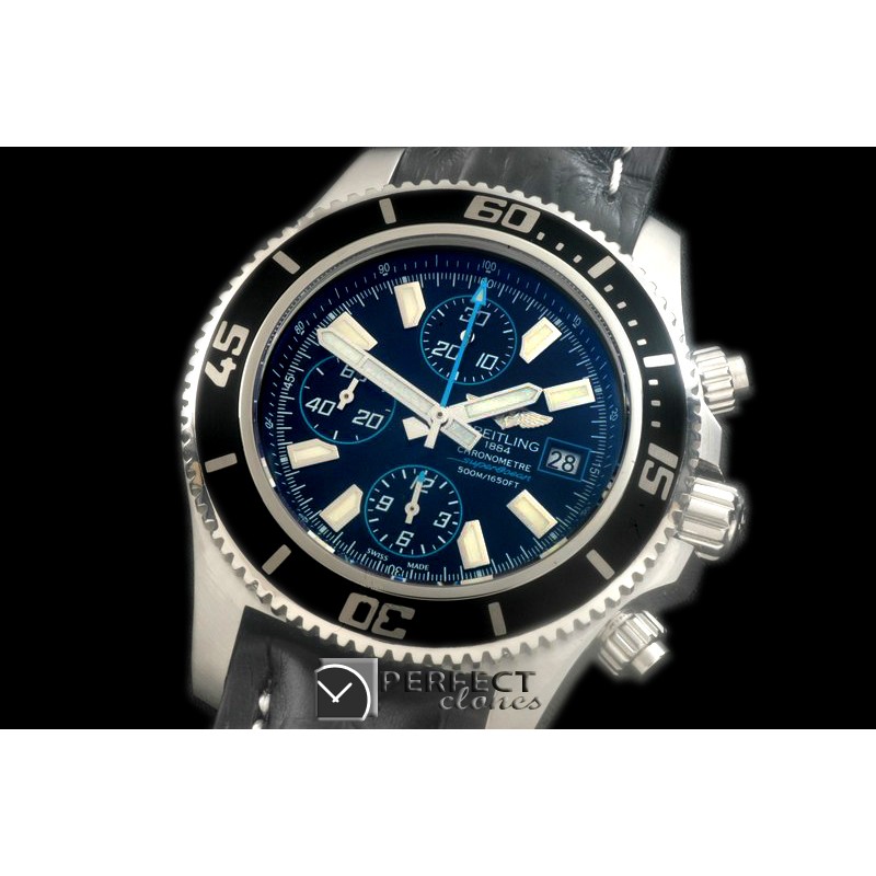 BLSF44-204L Superocean Abyss 44 SS/LE Blk/Blue A-77528800