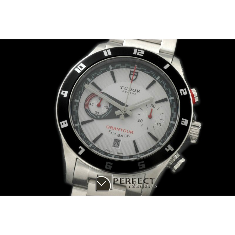 TU00721 Gran Tour Flyback SS/SS White A-7750