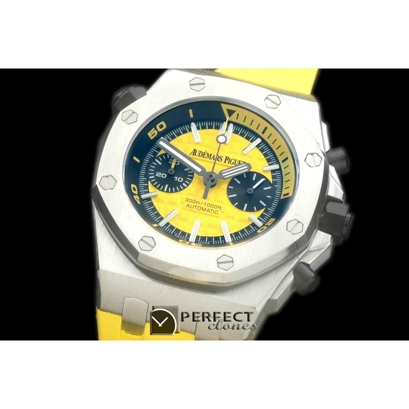 APDC-104 Royal Oak Diver Chronohraph SS/RU Yellow Seiko VK64 Qtz
