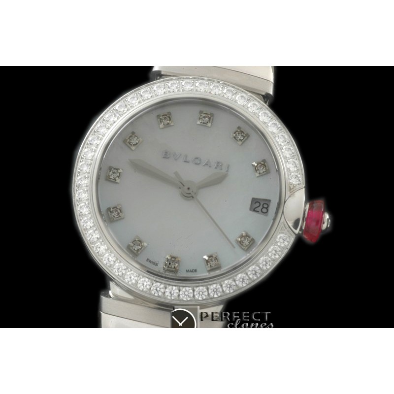 BVL00126D Lvcea SS/SS White Diam Swiss Quartz