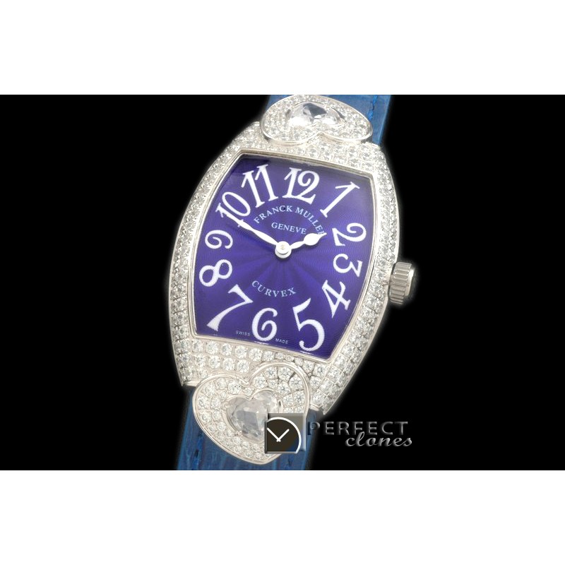 FMDH-116 Curvex Diamond Heart SS/LE Blue Jap Qtz