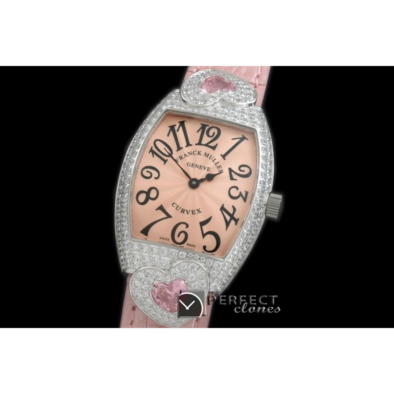 FMDH-117 Curvex Diamond Heart SS/LE Pink Jap Qtz
