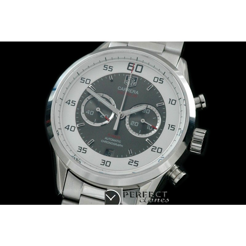 TG36F-101 Calibre 36 Flyback SS/SS White/Grey A-7750
