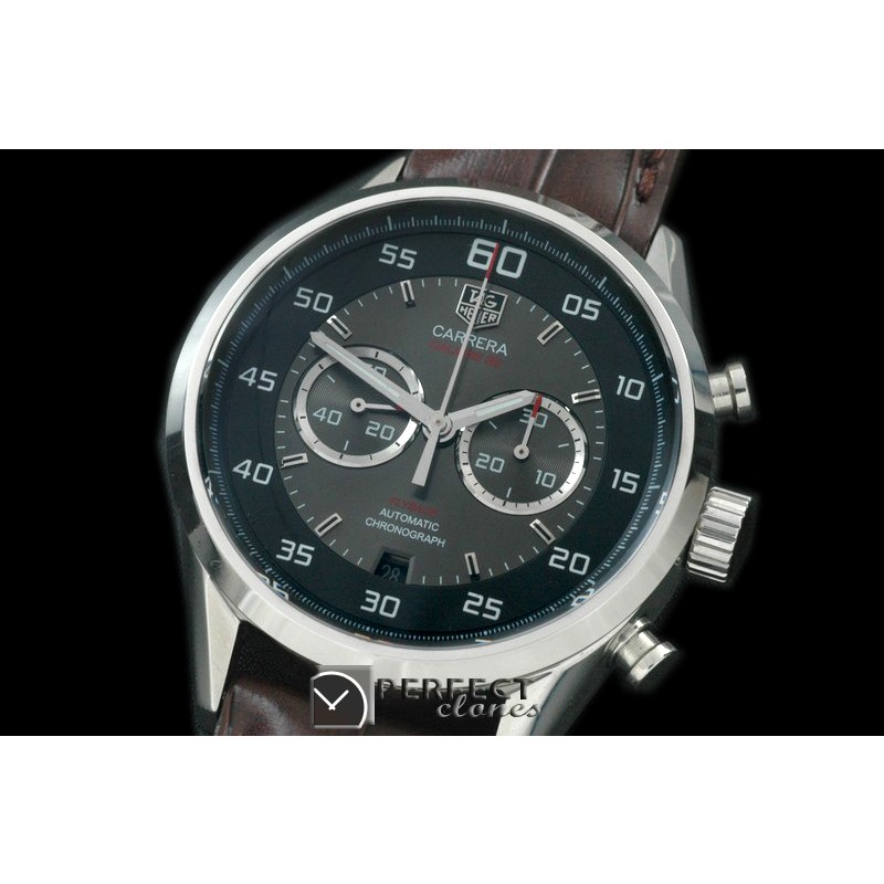 TG36F-102L Calibre 36 Flyback SS/LE Black/Grey A-7750