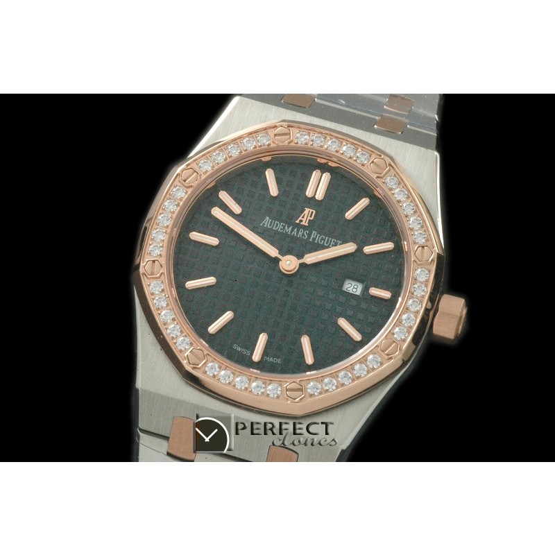 APLD01013D Royal Oak Ladies SS/RG Blue S-Qtz