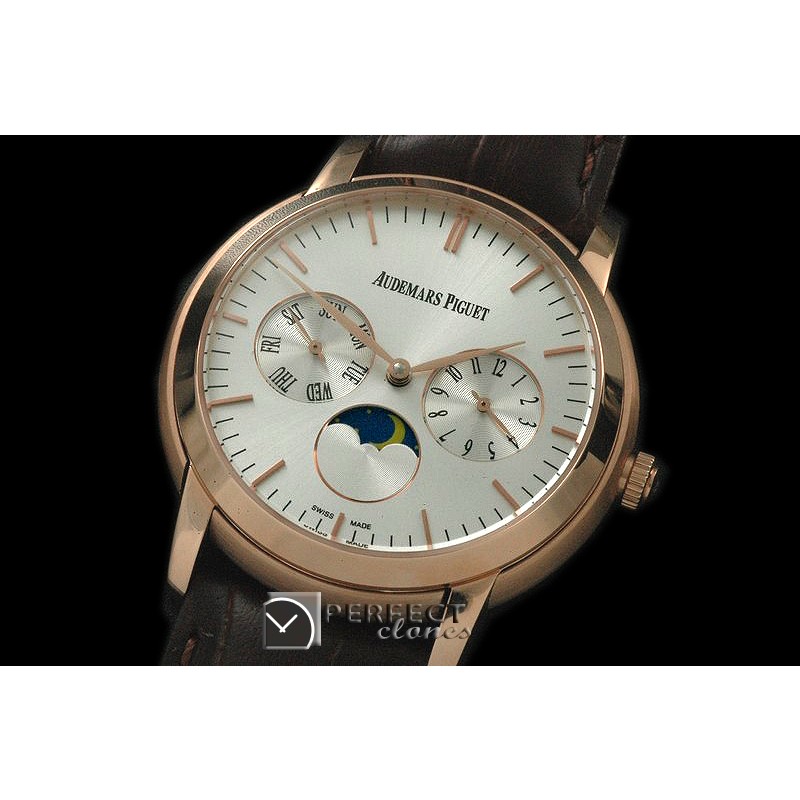 0 APJA00026 Jules Audemars MP Calender RG/LE Silver M-9100