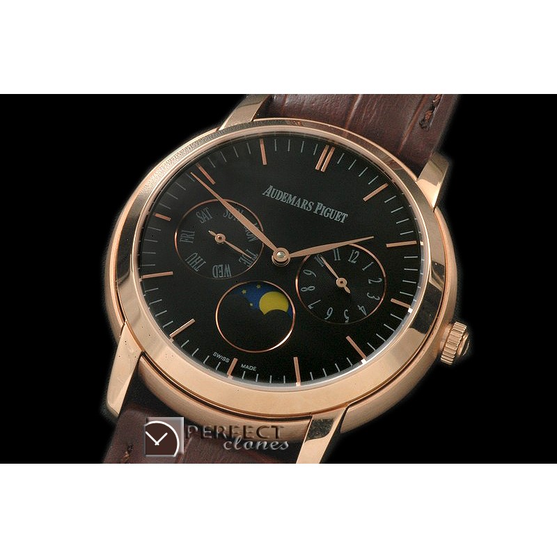 0 APJA00027 Jules Audemars MP Calender RG/LE Black M-9100