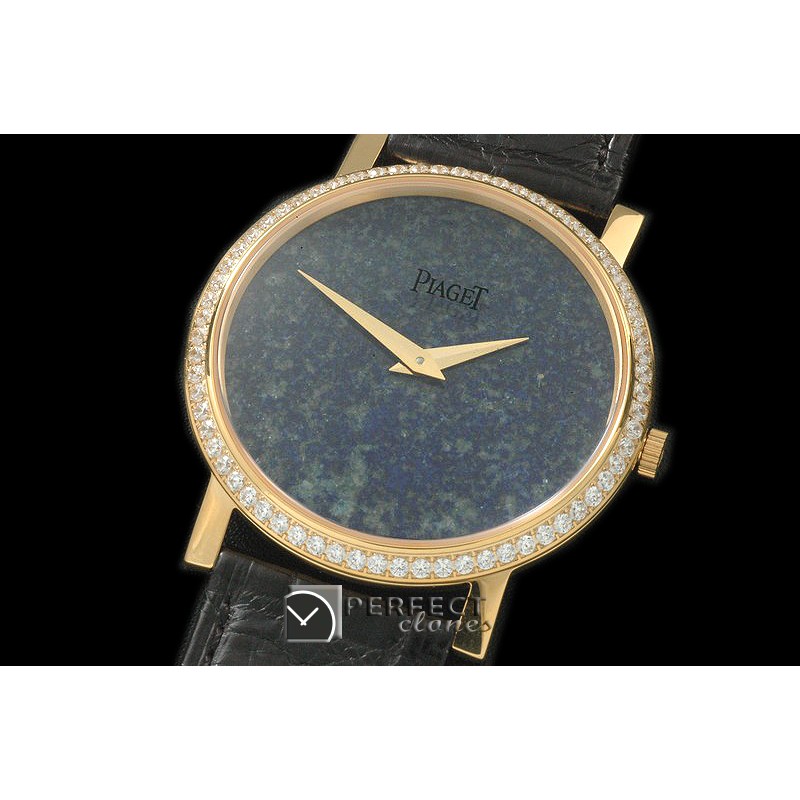PI00056 Altiplano Ultra Thin Gemstone Gold Swiss Quartz