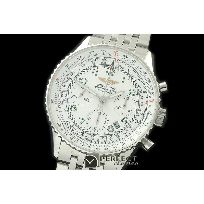 BLN01-106 Navitimer 01 SS/SS White Num Asian 7750 28800