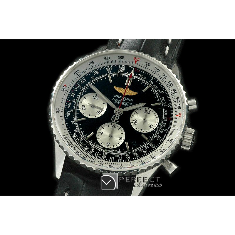 BLN01-103L Navitimer 01 SS/LE Black Stk Asian 7750 28800
