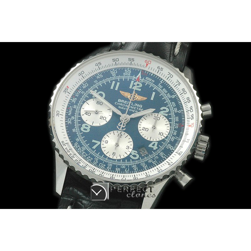 BLN01-108L Navitimer 01 SS/LE Blue Num Asian 7750 28800