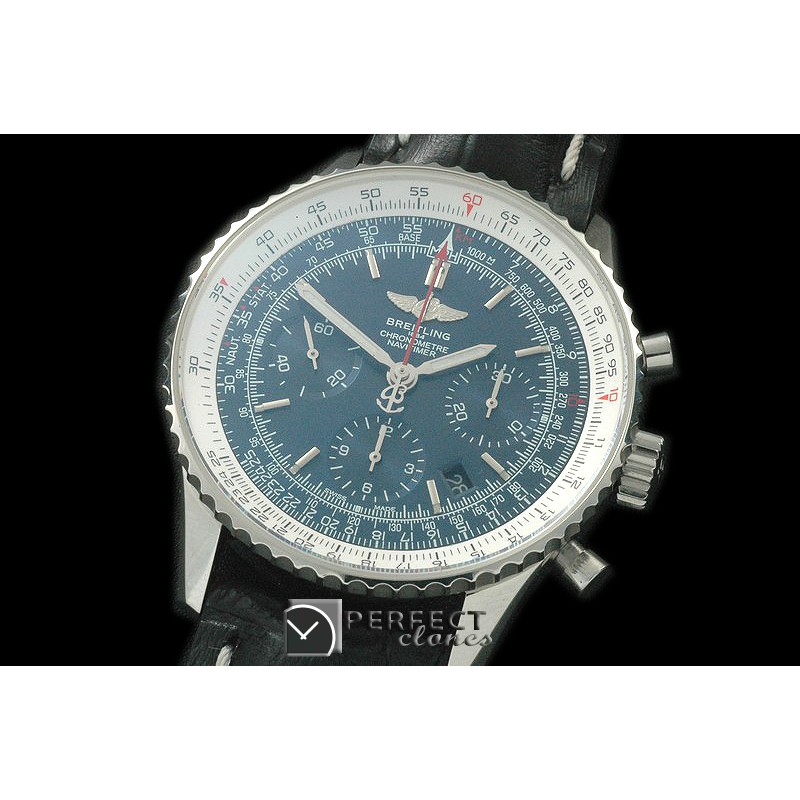BLN01-105L Navitimer 01 SS/LE Blue Stk Asian 7750 28800
